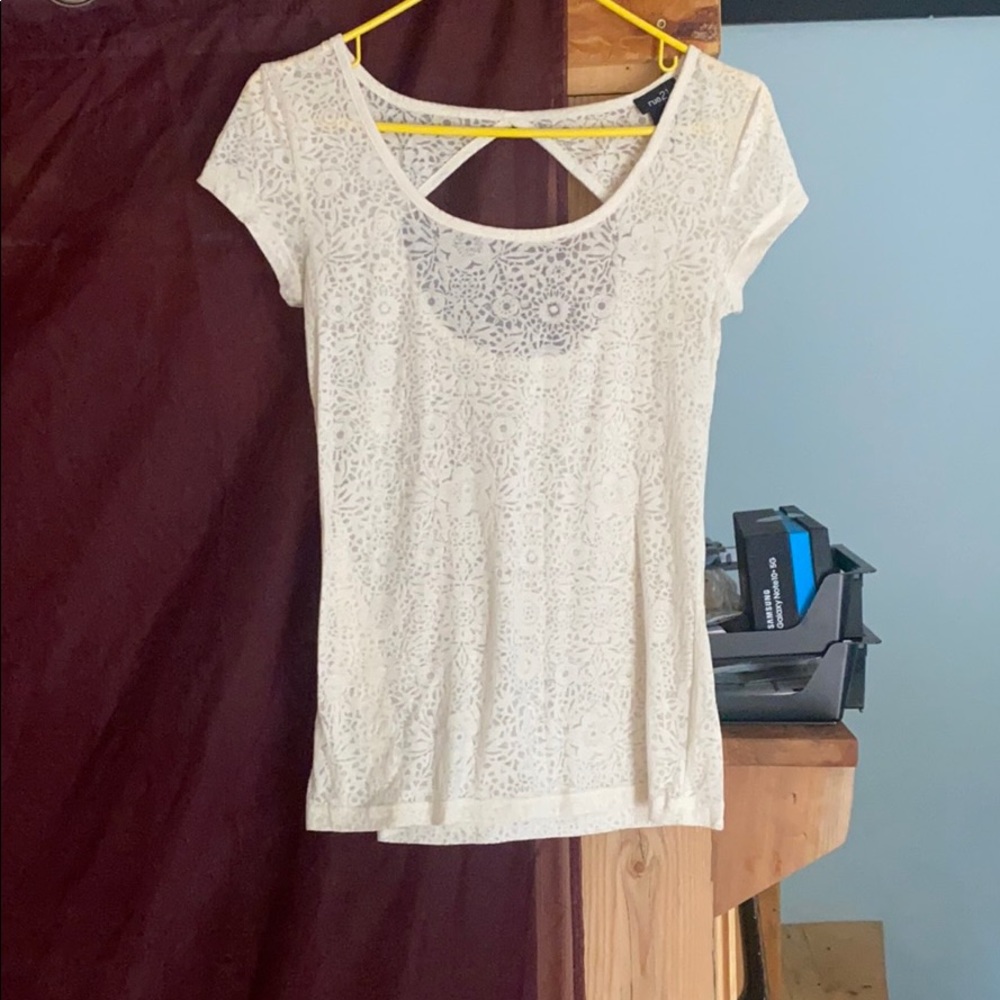 Open back t shirt 💖